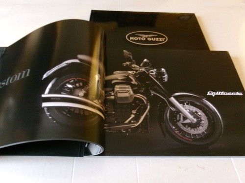 Moto guzzi brochure rilegata - moto,