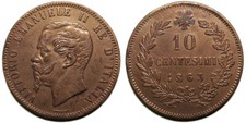 Centesimi 1863 bb - centesimi,