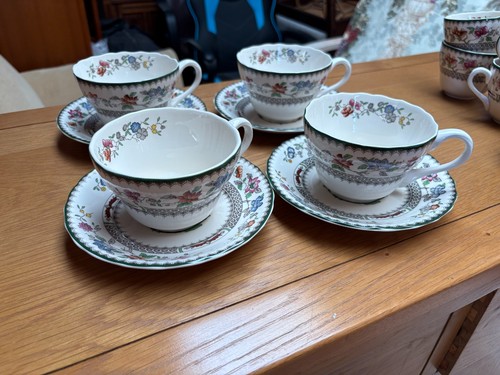 Spode tazze piattini rosa - spode,