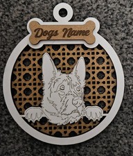 Decorazione Cane Laserata