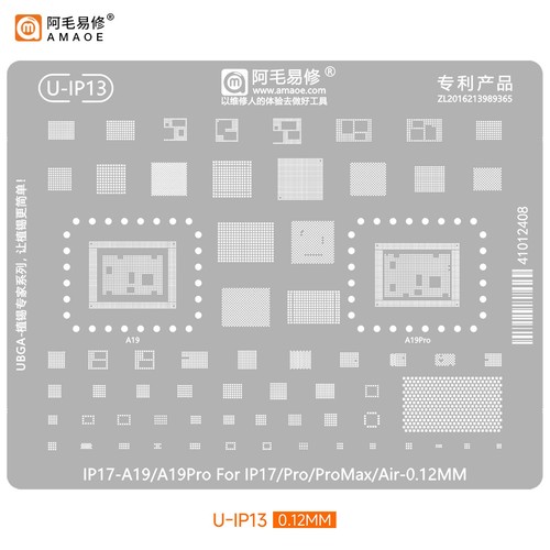 Amaoe ip13 stencil per - amaoe, u-ip13