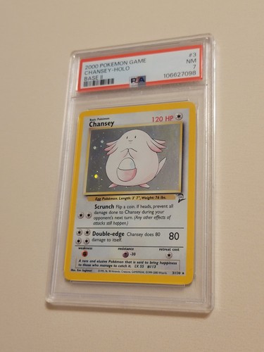 Chansey pokemon set base 2 - chansey,