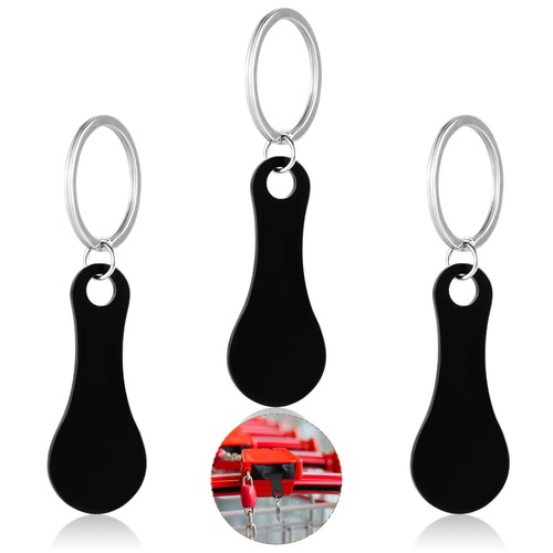 Black shopping cart - black, token