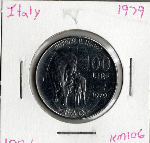 Coin italy 100 - coin, 1979