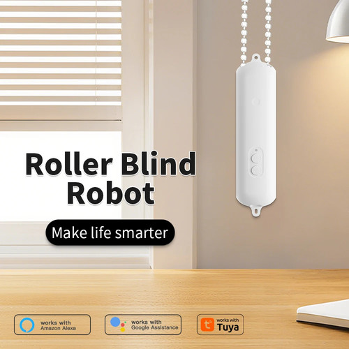 Smart roller blind robot - roller, apri