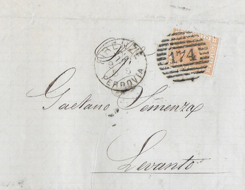 Italia regno lettera - italia,