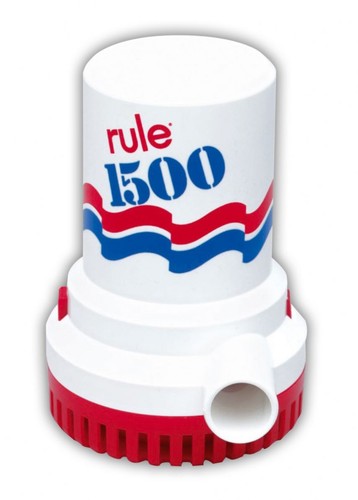 Pompa rule immersione - 1500, gph