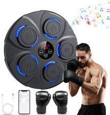 MUSIC BOXING MACHINE-Macchina Da Boxe Musicale, Con Bluetooth E Guanti