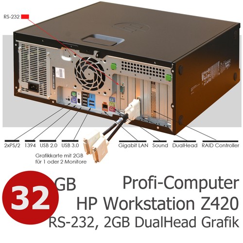 Server computer z420 gb - hp, 32