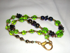 collana vintage in vetro