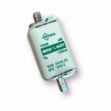 Fusibile NH Italweber a coltello NH00 100A 660V