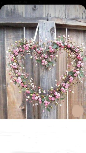 Fuoriporta cuore fiori 35 - cuore, di