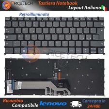 Tastiera Italiana Lenovo Ideapad 5-14IIL05 Yoga Slim 7-14ITL05 Retroilluminata