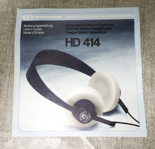 Sennheiser 414 manuale - sennheiser,