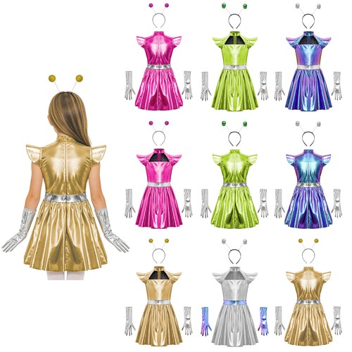 Costume alieno bambina - alieno,