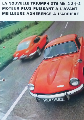 Triumph gt6 2 - 2+2, 09/68