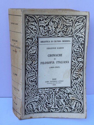 Cronache filosofia italiana - filosofia,
