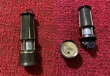 Raro Accendino marca RGM Vintage anni '50 a benzina Lampada Miniera 