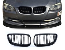 Griglie Anteriori Mascherine Radiatore BMW SERIE 3 E92 E93 2010-2013 Nero Lucido