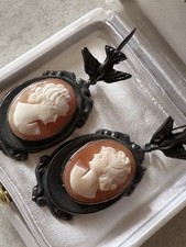 antique silver Birds  and