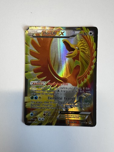 Carta pokemon hp 180 - ho-oh, ex