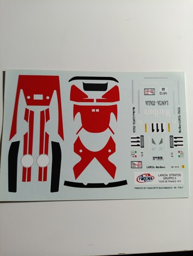 Decals lancia stratos - lancia,
