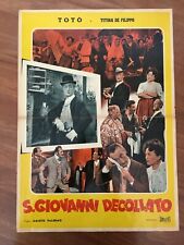 S18 SOGGETTONE,Poster,SAN GIOVANNI DECOLLATO,TOTO' DE FILIPPO SPADARO PALERMI 