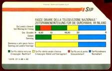 G AA 5 C&C 1126 SCHEDA TELEFONICA USATA FASCE ORARIE BILINGUE 31.12.90 