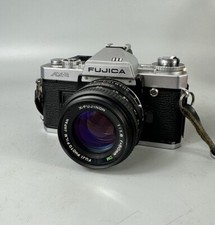 Fujica AX-3 fotocamera reflex manuale pellicola 35 mm con obiettivo X-Fujinon 50 mm f/1.6
