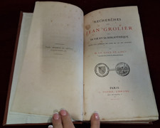 RECHERCHES SUR JEAN GROLIER