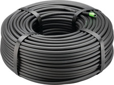 T22-250S Drip Irrigation 1/4" Blank Distribution Tubing, 250' Roll, Black