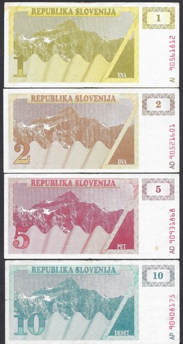 Slovenia serie banconote - slovenia,