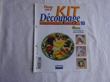 KIT DECOUPAGE - DE' COLLECTION - FABBRI EDITORI - 2004 - fascicolo n.  18 -