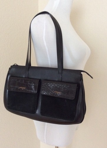 Borsa pelle italiana nera - pelle,