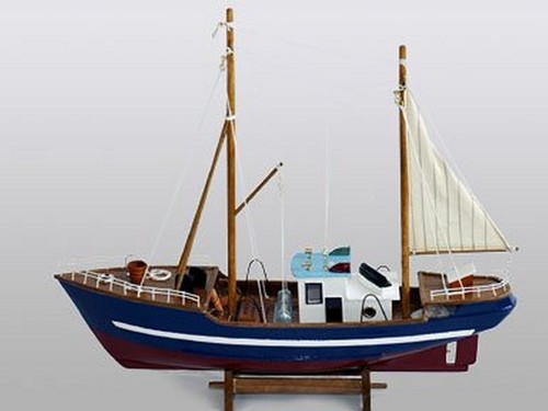Handmade wooden fishing - wooden, boat
