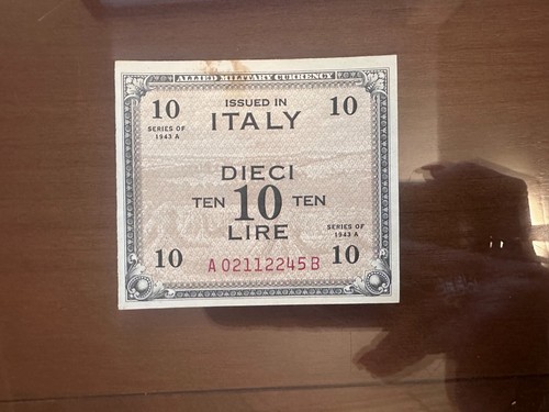 Allied military currency - military, am