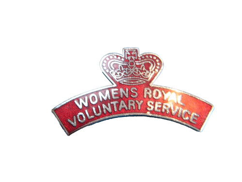 Vintage wrvs enamel badge - wrvs,