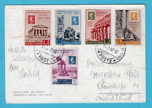San marino ppc 1962 - san,