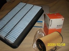 Filtro aria GM + filtro olio