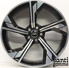 4 CERCHI IN LEGA AUDI RS4 9 X 20 " ORIGINALI 8W0601025DT NERO DIAMANTATO