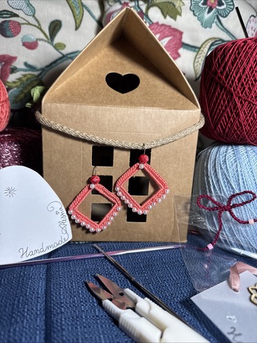 Orecchini handmade uncinetto - handmade,