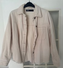 ZARA GIACCA DONNA BIANCO PANNA