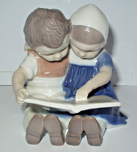 Statua porcellana g bing - statua, b&g