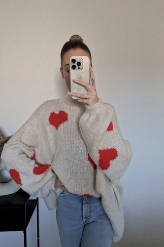 Maglione oversize cuore 4 - maglione,
