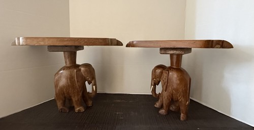 Vintage carved elephant - vintage,