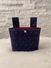 Borsa manubrio cerchi blu
