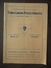Cataloghi Industriali Fabbrica Lombarda Attrezzi Ginnici Articoli Sportivi 1926