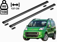 BARRE PORTATUTTO PER FIAT QUBO 2008-2016 ALTA PORTATA CARICO PESANTE ACCIAIO