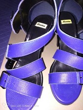 sandali  N 38 IN PELLE tacco