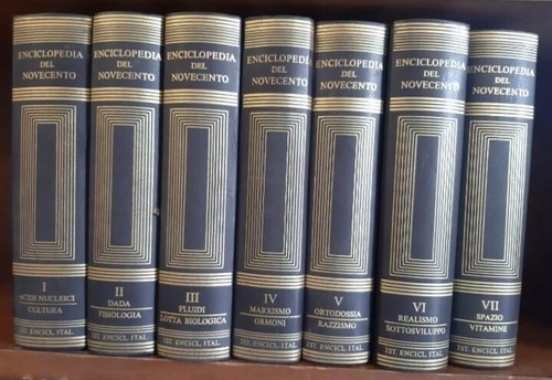 Enciclopedia del novecento - del,